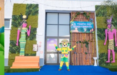 Ingresso con la mascotte Jambo